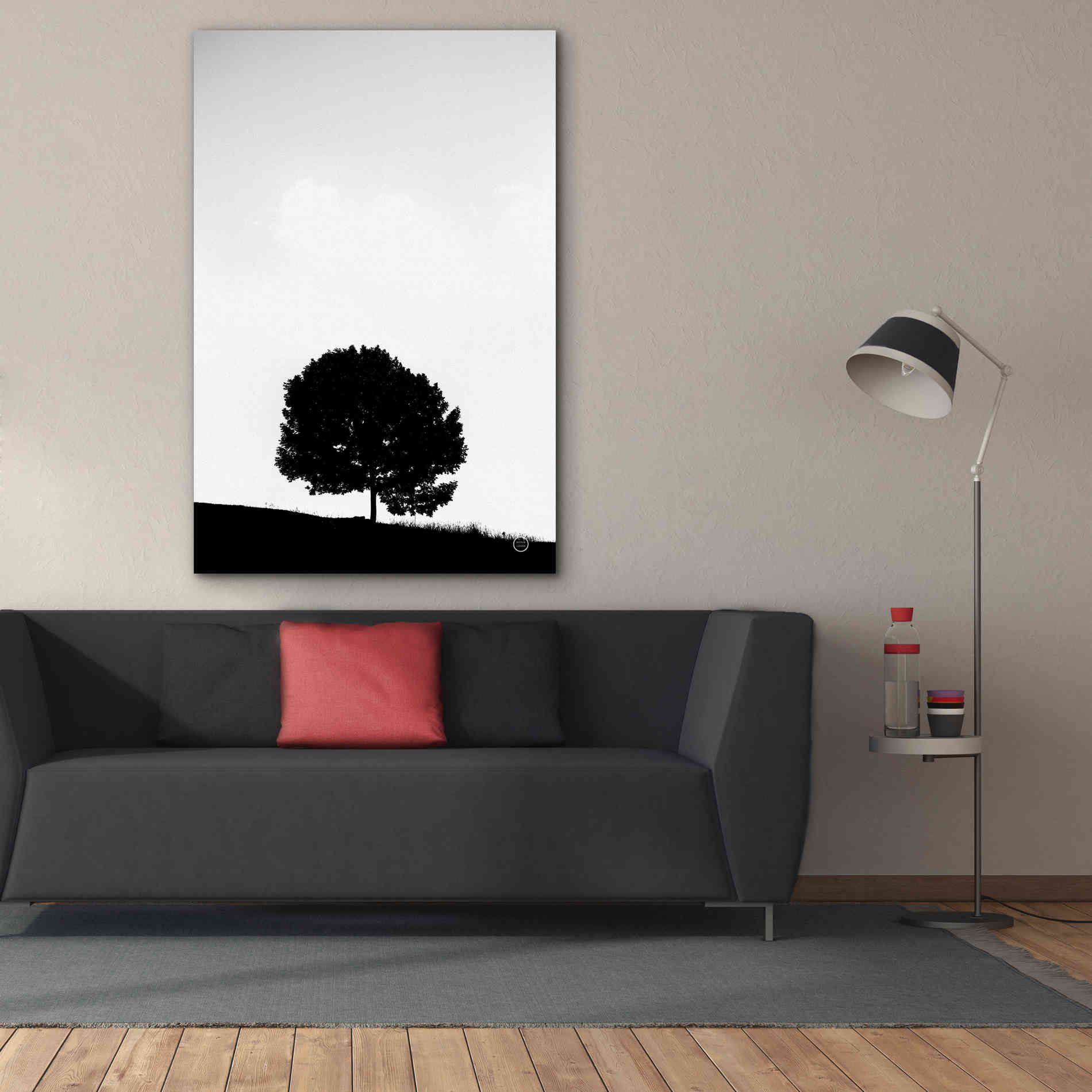 'Lone Tree Hill' by Nathan Larson, Canvas Wall Art,40 x 60