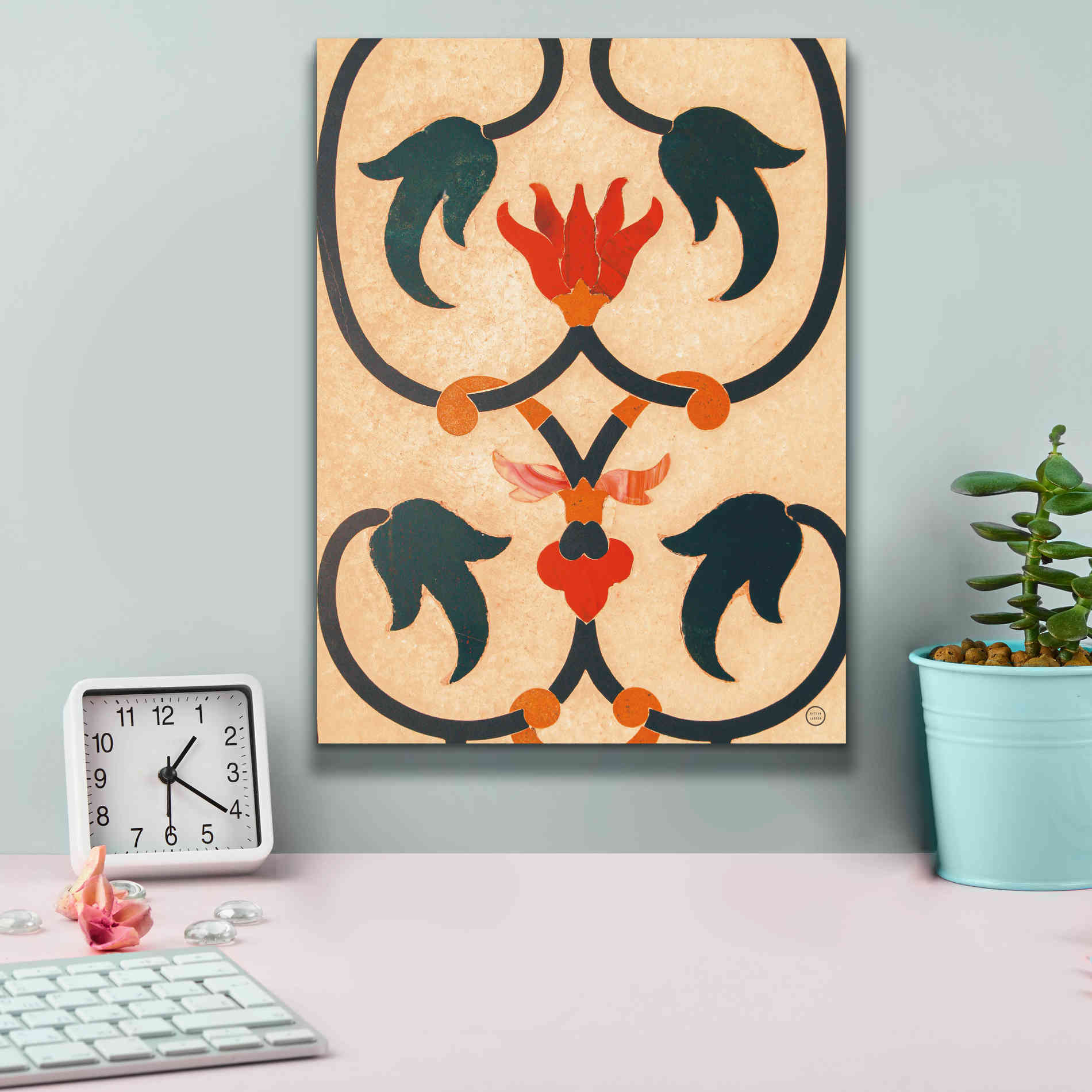 'Mosaic II' by Nathan Larson, Canvas Wall Art,12 x 16