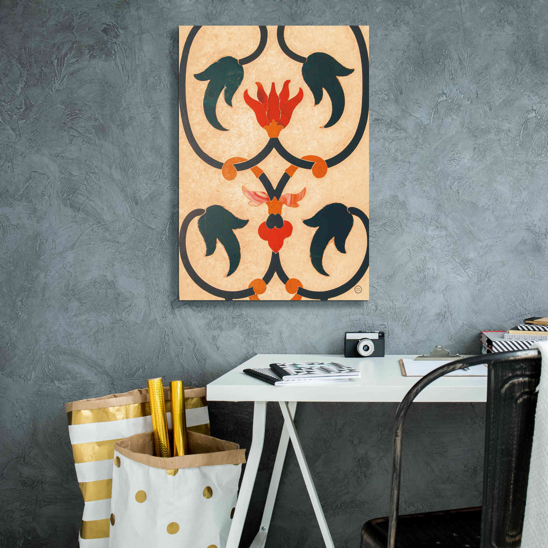 'Mosaic II' by Nathan Larson, Canvas Wall Art,18 x 26