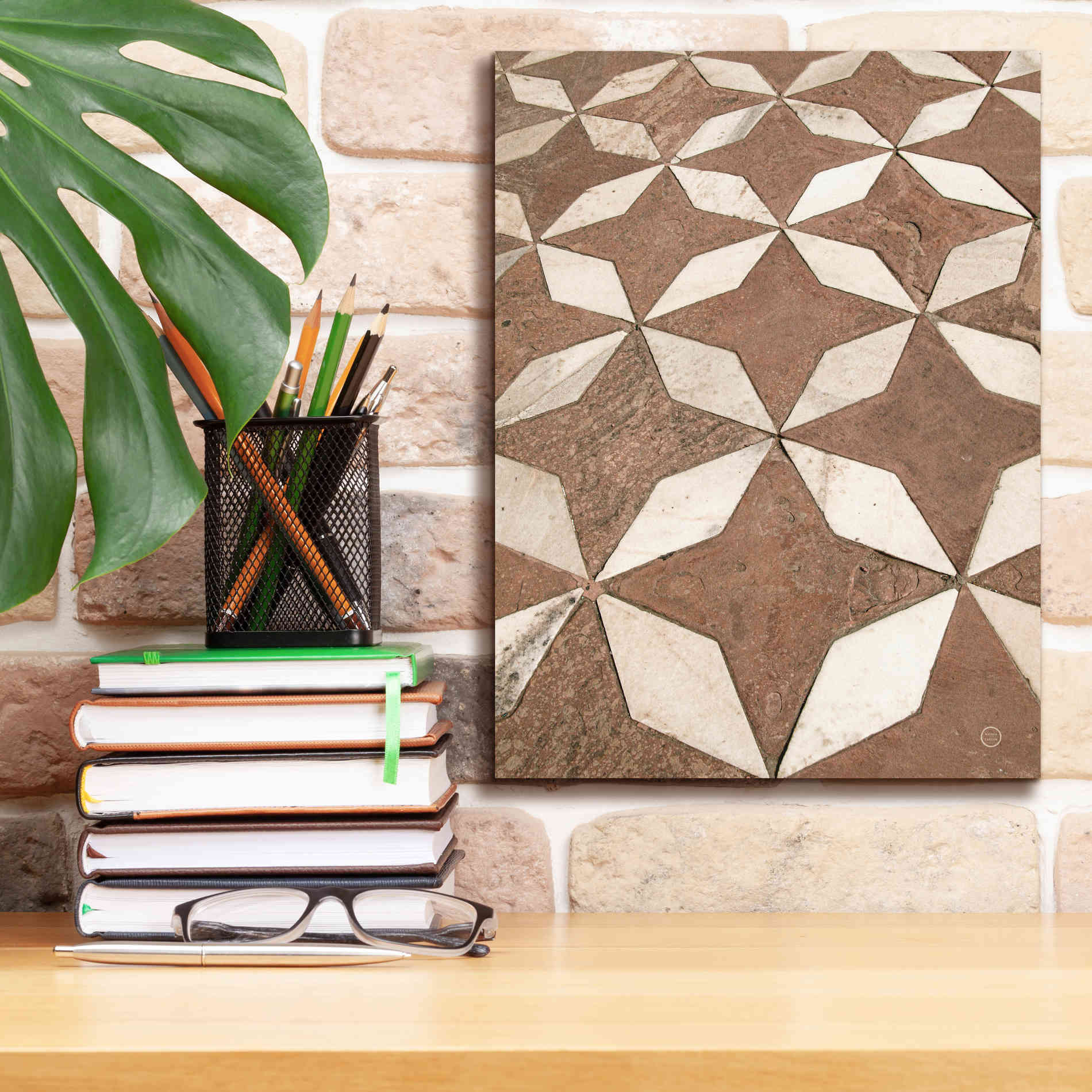 'Mosaic III' by Nathan Larson, Canvas Wall Art,12 x 16