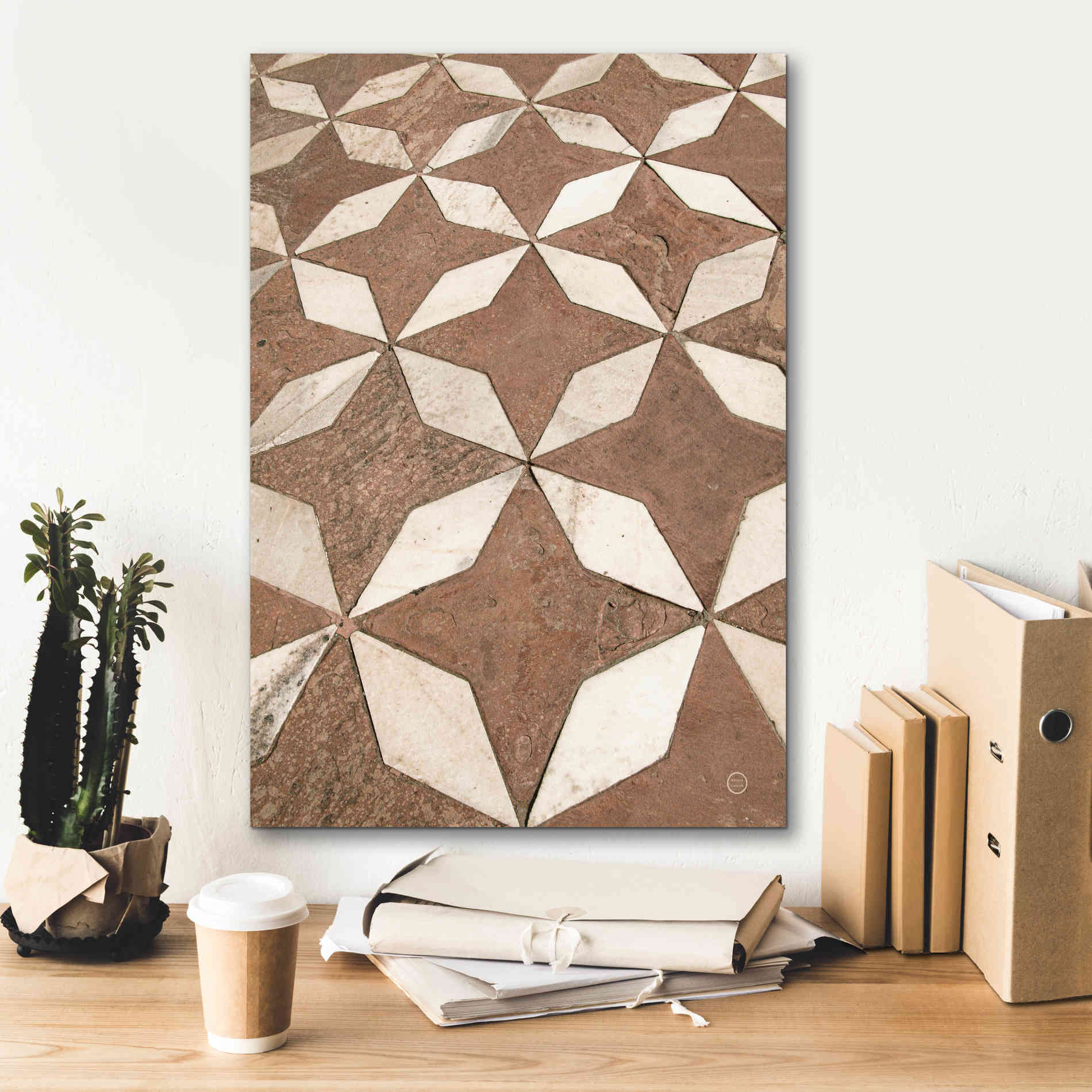 'Mosaic III' by Nathan Larson, Canvas Wall Art,18 x 26