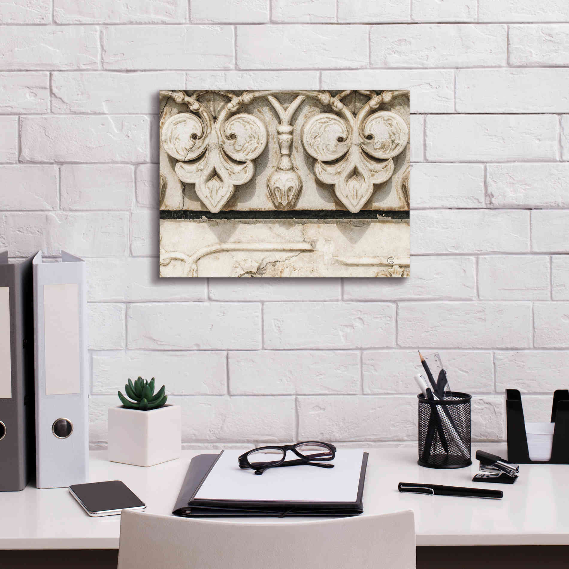 'Sculptural Detail' by Nathan Larson, Canvas Wall Art,16 x 12