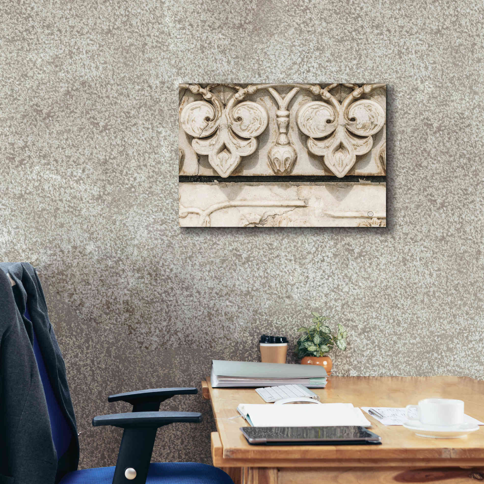 'Sculptural Detail' by Nathan Larson, Canvas Wall Art,26 x 18