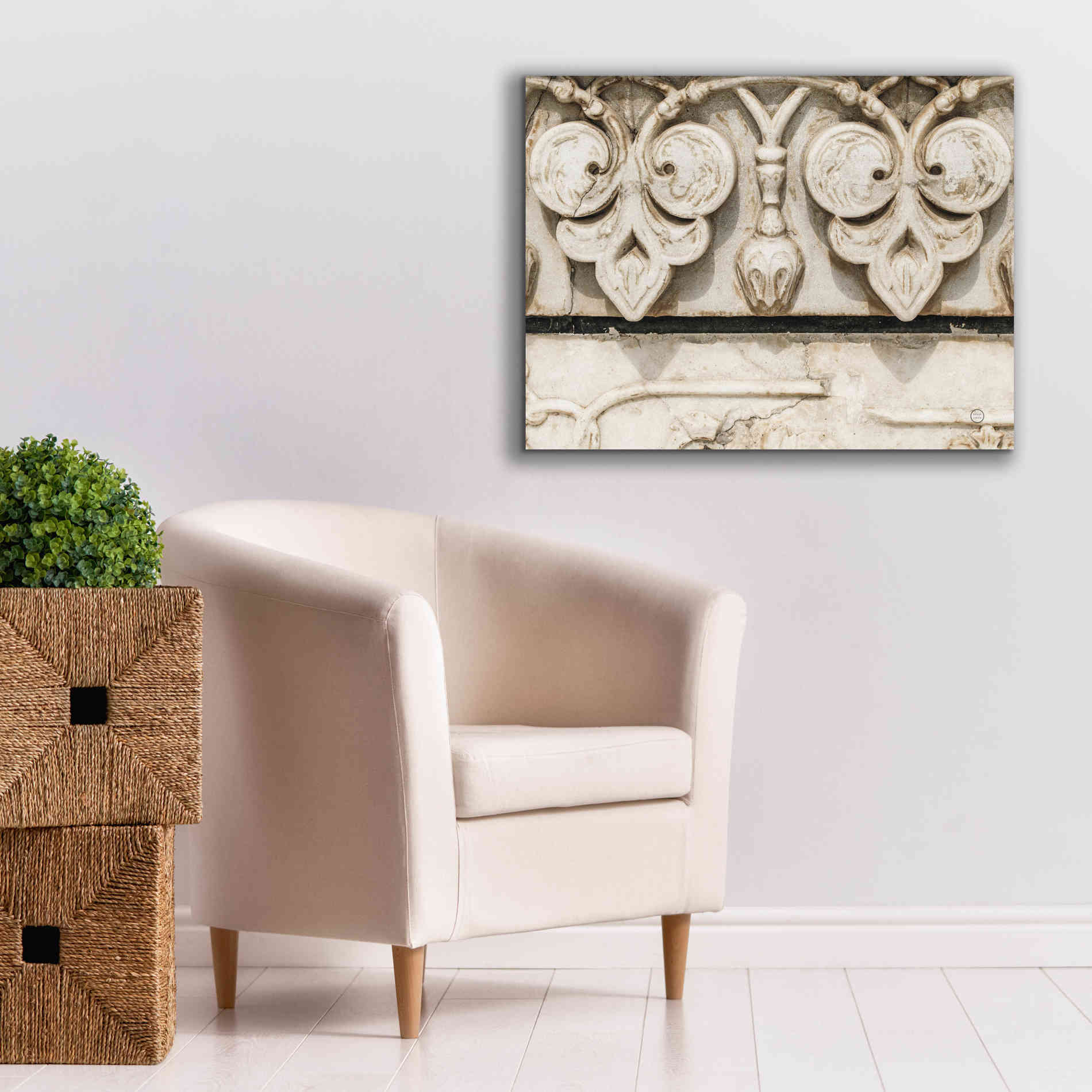 'Sculptural Detail' by Nathan Larson, Canvas Wall Art,34 x 26