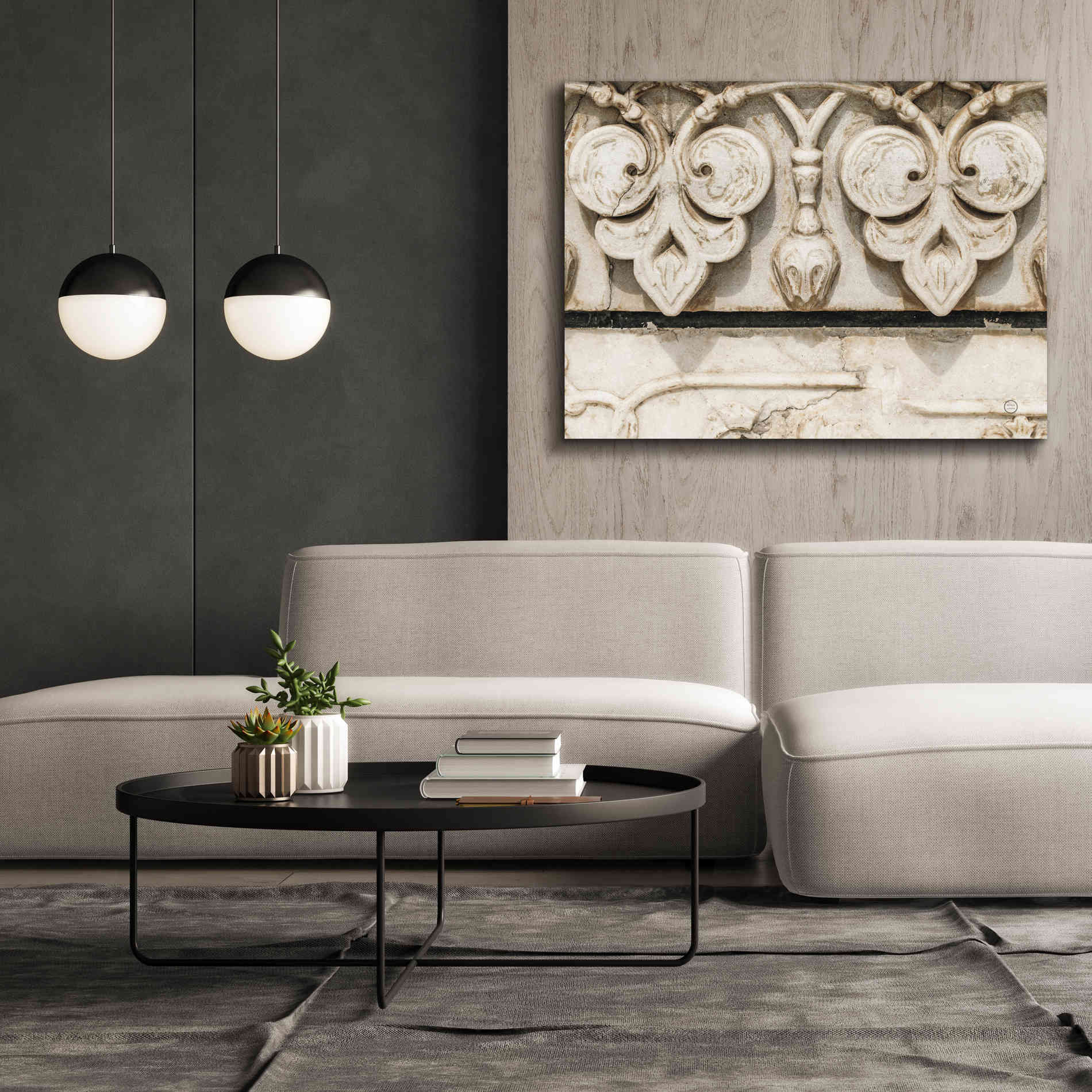 'Sculptural Detail' by Nathan Larson, Canvas Wall Art,54 x 40