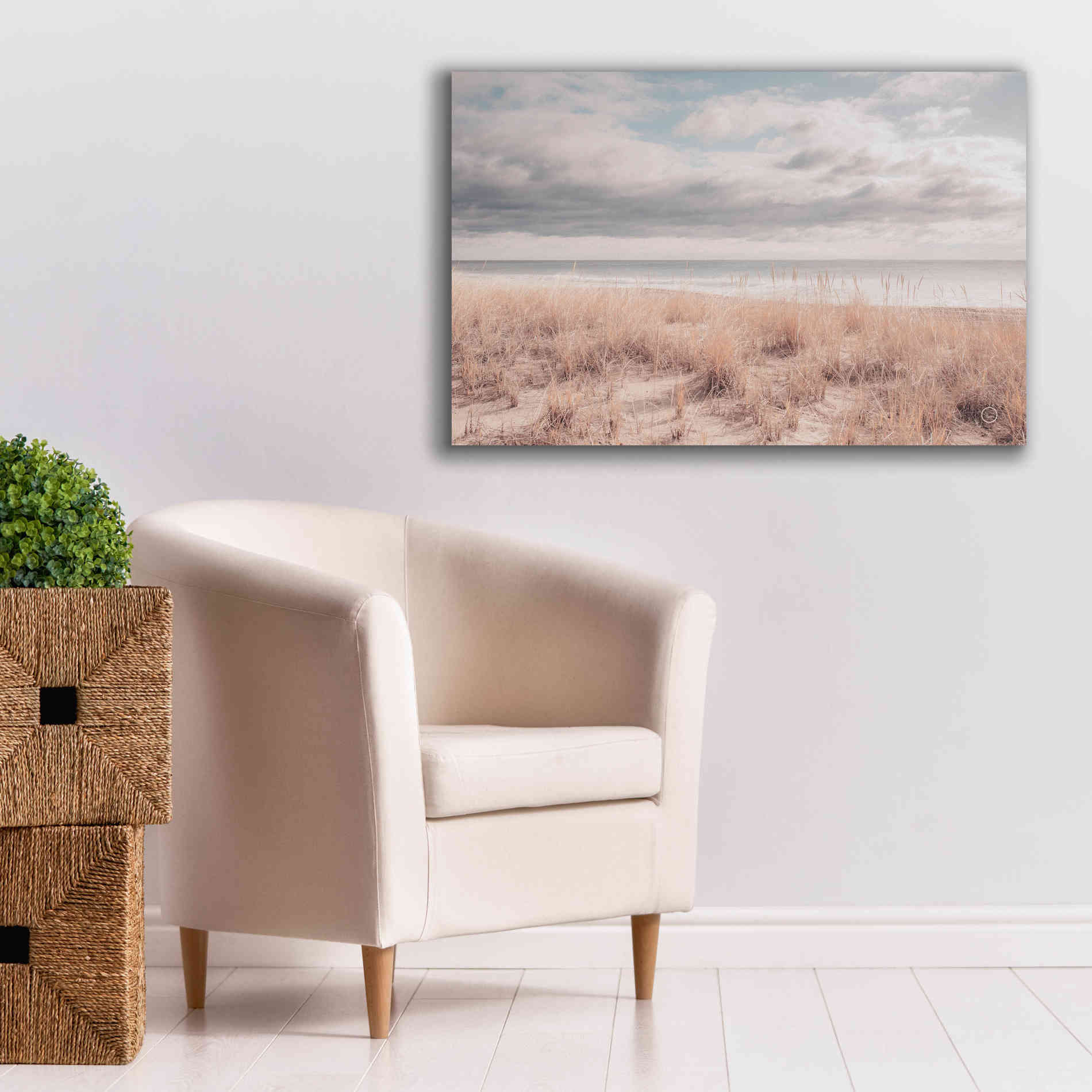 'Soft Oceans' by Nathan Larson, Canvas Wall Art,40 x 26