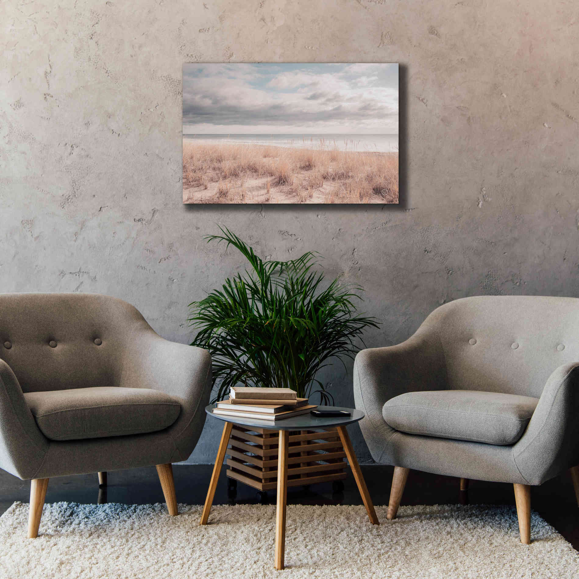 'Soft Oceans' by Nathan Larson, Canvas Wall Art,40 x 26