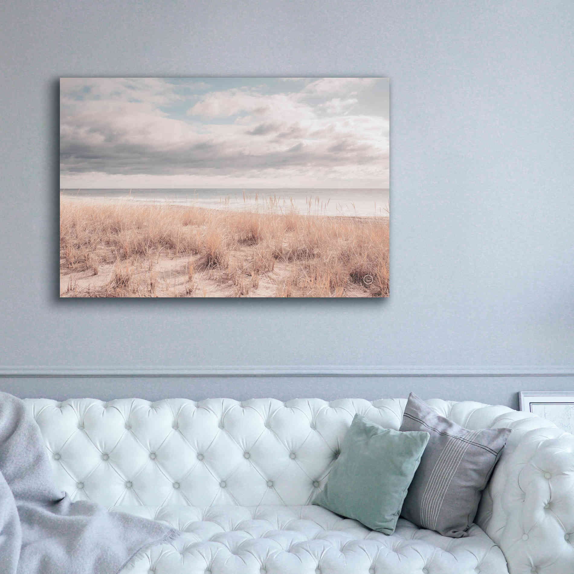 'Soft Oceans' by Nathan Larson, Canvas Wall Art,60 x 40