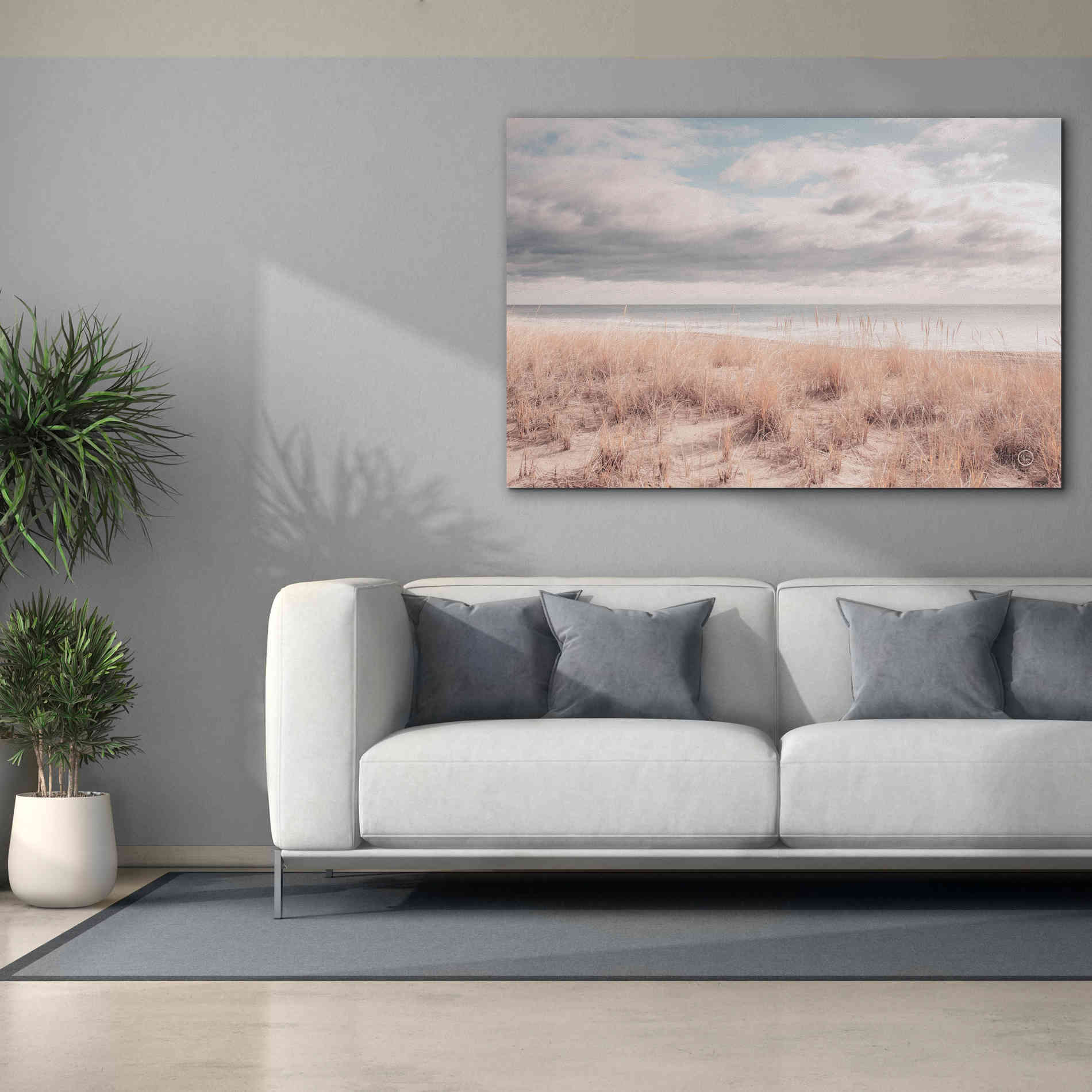 'Soft Oceans' by Nathan Larson, Canvas Wall Art,60 x 40