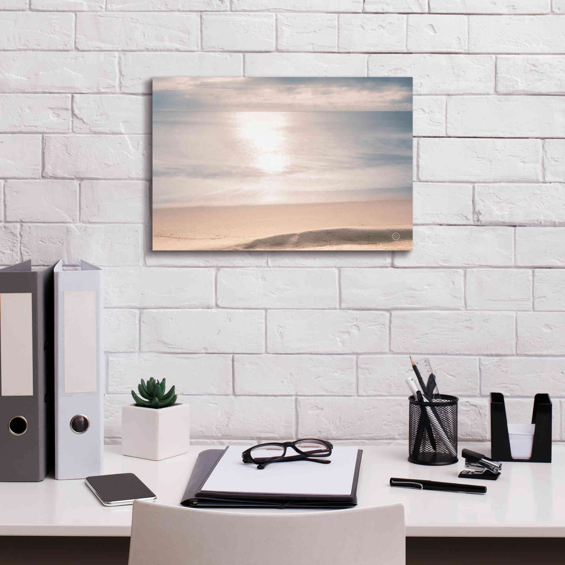 'Smooth Waters' by Nathan Larson, Canvas Wall Art,18 x 12