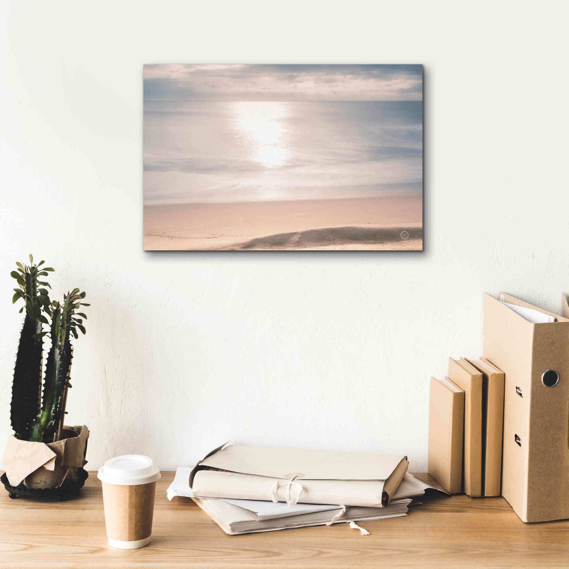 'Smooth Waters' by Nathan Larson, Canvas Wall Art,18 x 12