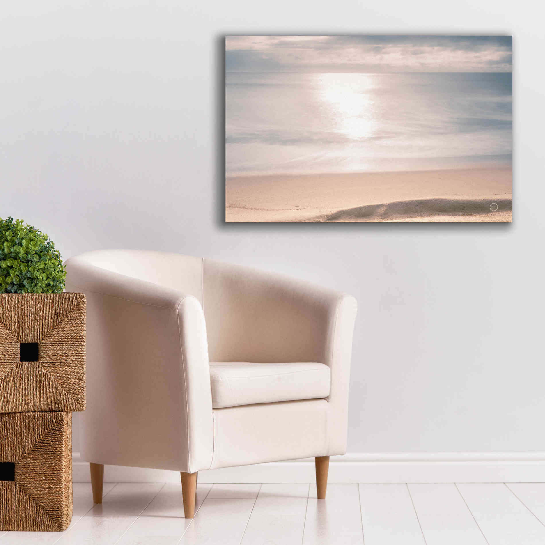 'Smooth Waters' by Nathan Larson, Canvas Wall Art,40 x 26