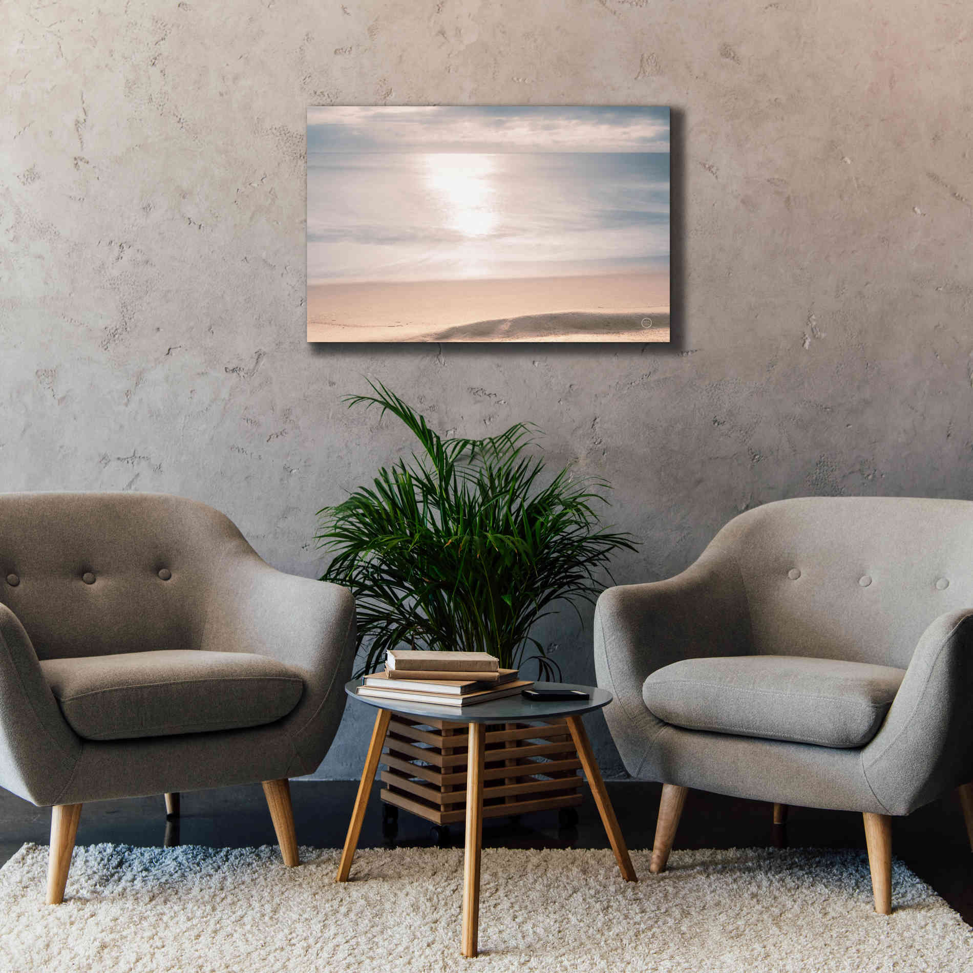 'Smooth Waters' by Nathan Larson, Canvas Wall Art,40 x 26