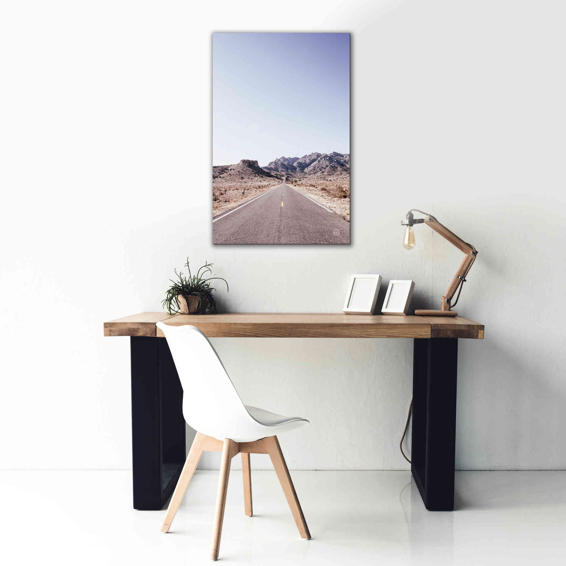 'Dusty Desert Dreams Road' by Nathan Larson, Canvas Wall Art,26 x 40