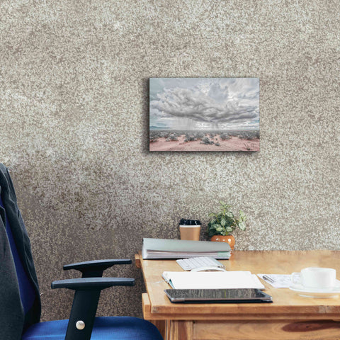 Image of 'New Mexico Rain' by Nathan Larson, Canvas Wall Art,18 x 12
