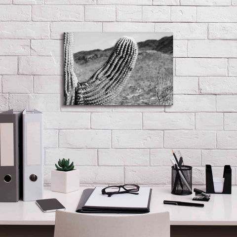 Image of 'Saguaro' by Nathan Larson, Canvas Wall Art,18 x 12