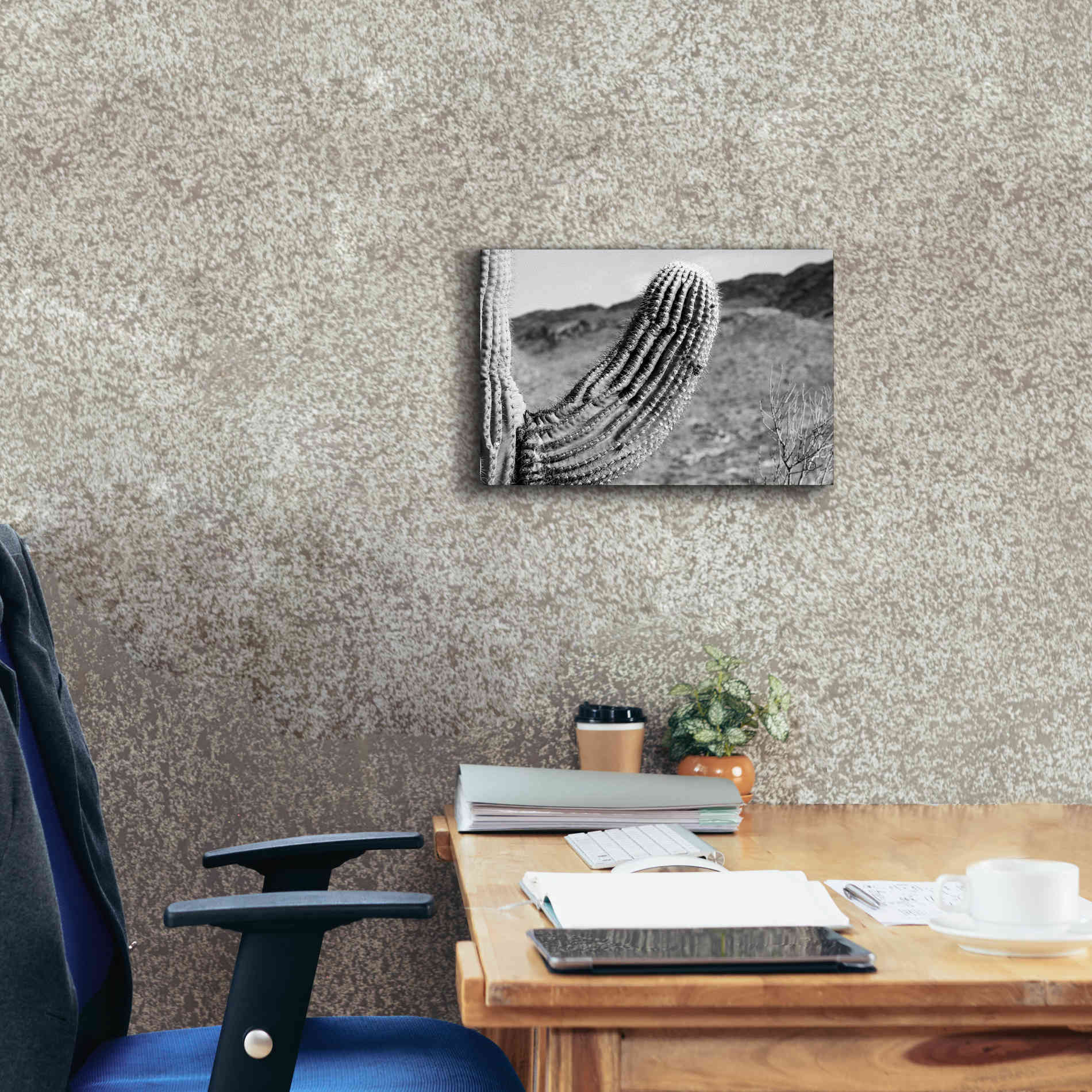 'Saguaro' by Nathan Larson, Canvas Wall Art,18 x 12