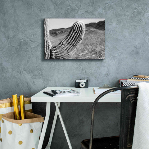 Image of 'Saguaro' by Nathan Larson, Canvas Wall Art,18 x 12