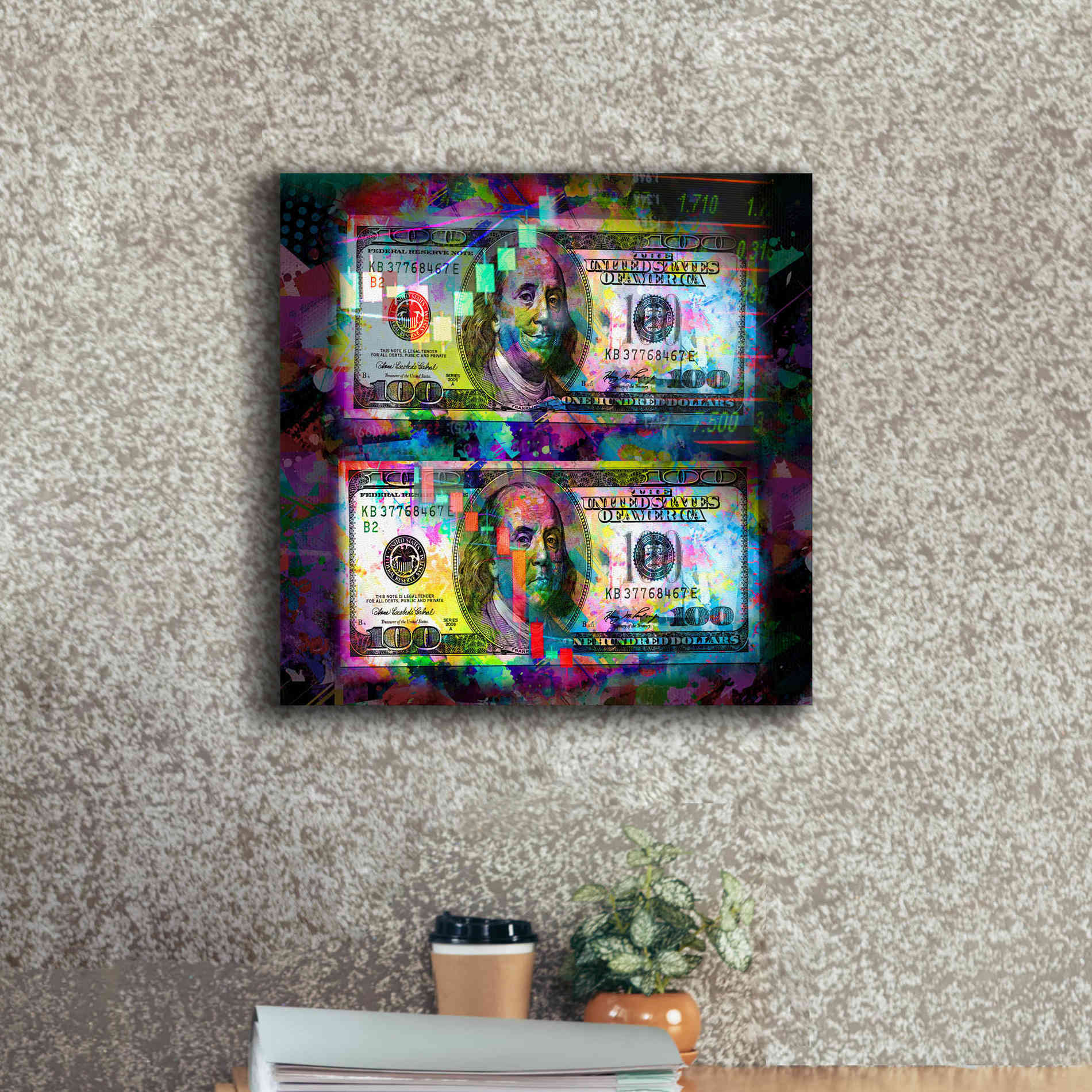 'Good Day Bad Day,' Canvas Wall Art,18x18