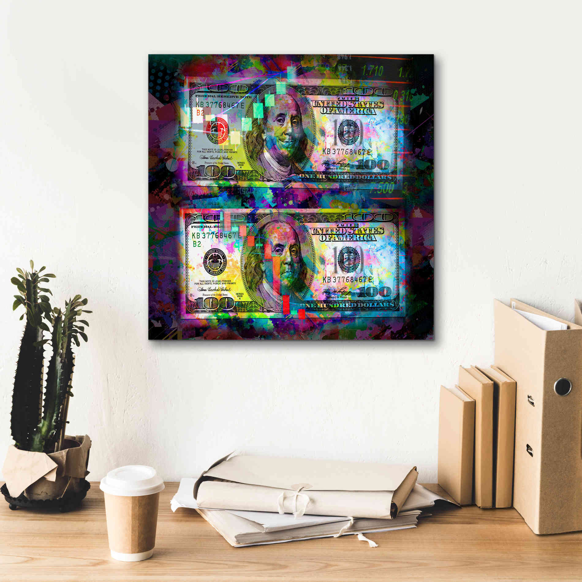 'Good Day Bad Day,' Canvas Wall Art,18x18