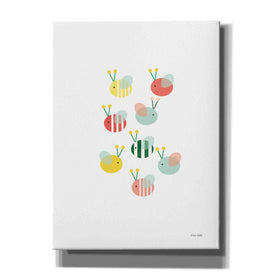 'Bumblebee Friends' by Ann Kelle Designs, Canvas Wall Art,12x16x1.1x0,20x24x1.1x0,26x30x1.74x0,40x54x1.74x0