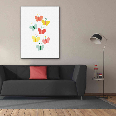 Image of 'Butterfly Friends' by Ann Kelle Designs, Canvas Wall Art,40 x 54