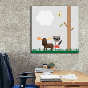 'Woodland Animals I' by Ann Kelle Designs, Canvas Wall Art,37 x 37