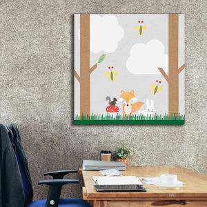 'Woodland Animals II' by Ann Kelle Designs, Canvas Wall Art,37 x 37