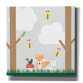 'Woodland Animals II' by Ann Kelle Designs, Canvas Wall Art,12x12x1.1x0,18x18x1.1x0,26x26x1.74x0,37x37x1.74x0