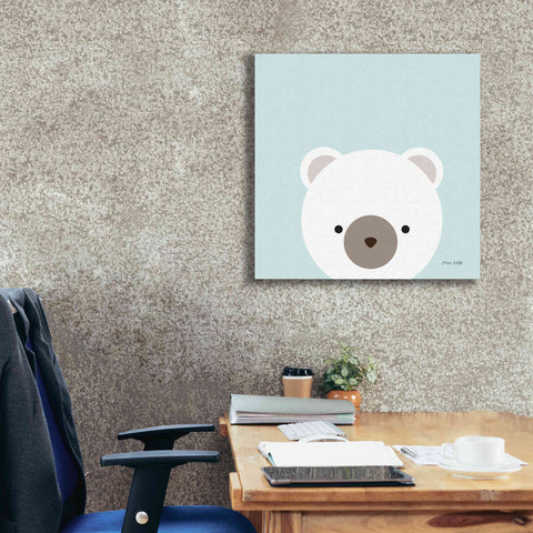 Image of 'Cuddly Bear' by Ann Kelle Designs, Canvas Wall Art,26 x 26