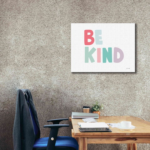 Image of 'Be Kind' by Ann Kelle Designs, Canvas Wall Art,34 x 26