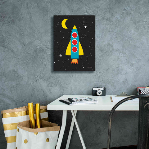 Image of 'Blast Off' by Ann Kelle Designs, Canvas Wall Art,12 x 16