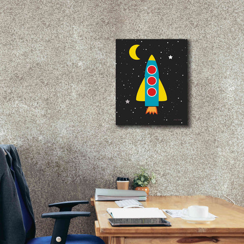 Image of 'Blast Off' by Ann Kelle Designs, Canvas Wall Art,20 x 24