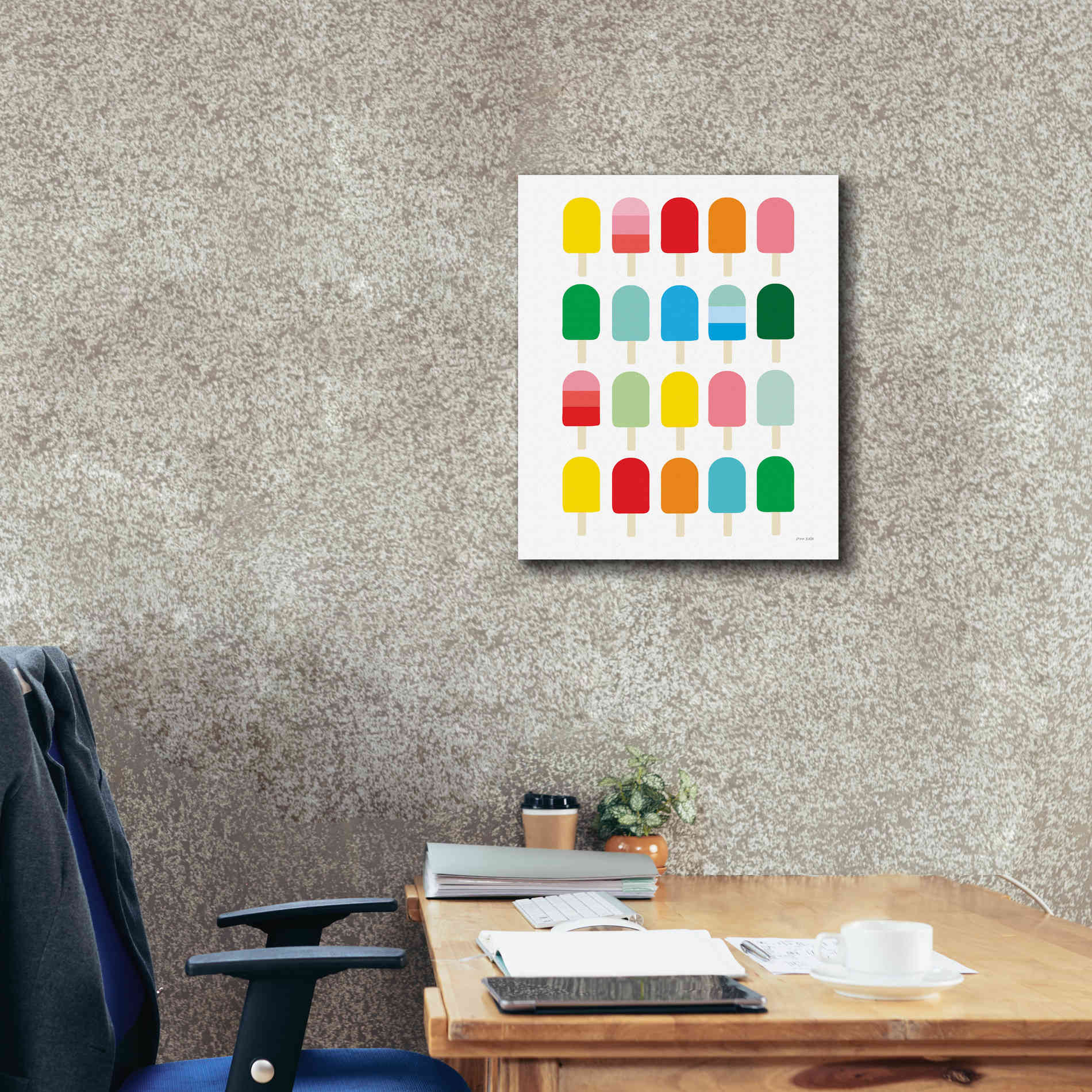 'Popcycle Fun' by Ann Kelle Designs, Canvas Wall Art,20 x 24