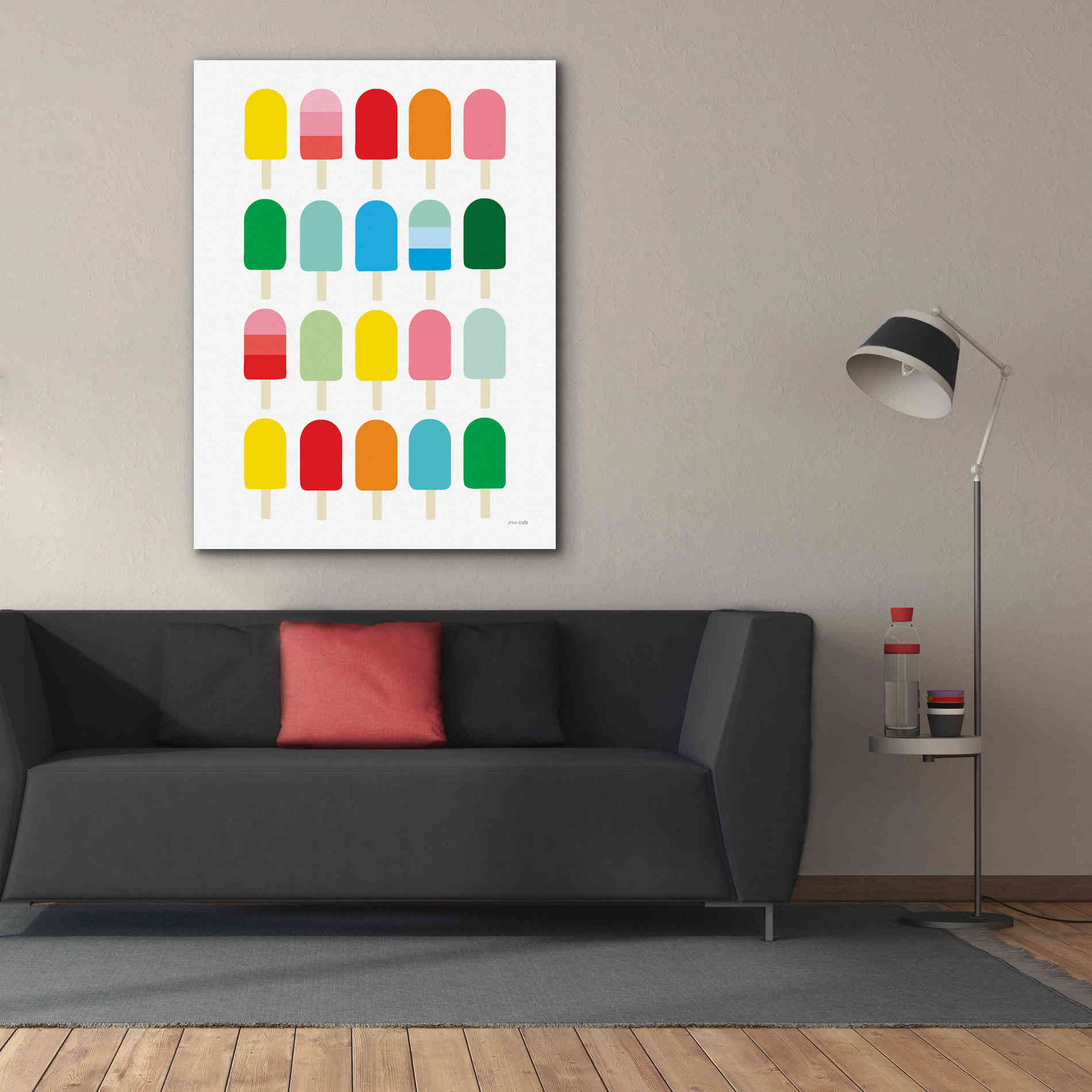 'Popcycle Fun' by Ann Kelle Designs, Canvas Wall Art,40 x 54