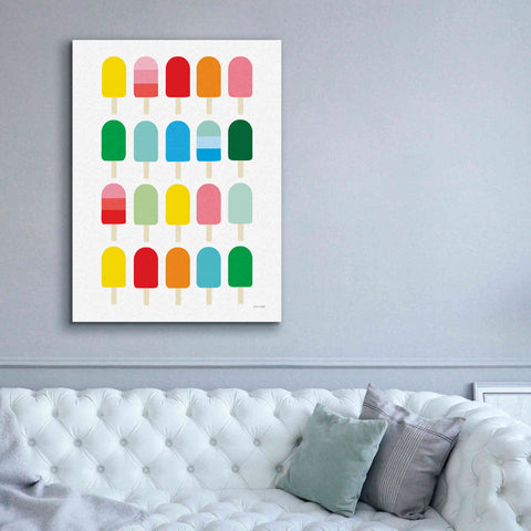 Image of 'Popcycle Fun' by Ann Kelle Designs, Canvas Wall Art,40 x 54