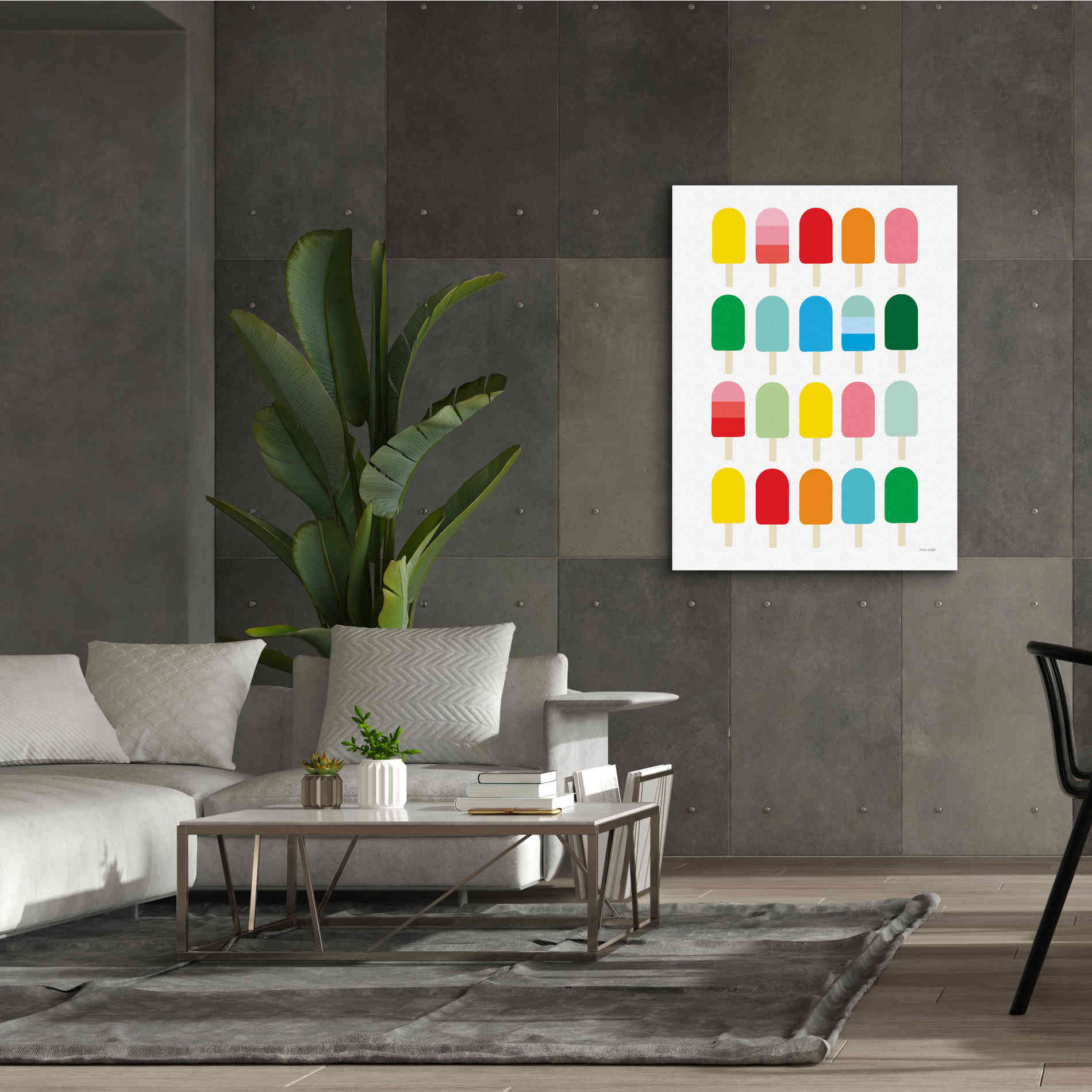 'Popcycle Fun' by Ann Kelle Designs, Canvas Wall Art,40 x 54