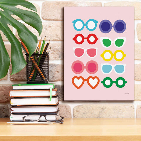 Image of 'Sunglasses for All' by Ann Kelle Designs, Canvas Wall Art,12 x 16