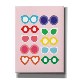 'Sunglasses for All' by Ann Kelle Designs, Canvas Wall Art,12x16x1.1x0,20x24x1.1x0,26x30x1.74x0,40x54x1.74x0