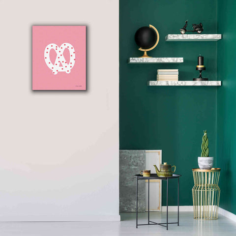 Image of 'Pretzel' by Ann Kelle Designs, Canvas Wall Art,20 x 24
