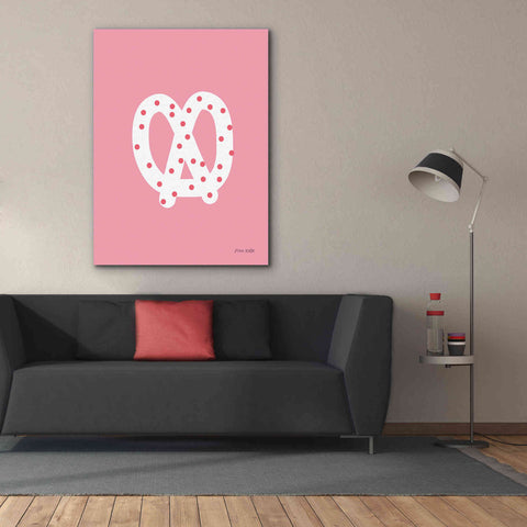 Image of 'Pretzel' by Ann Kelle Designs, Canvas Wall Art,40 x 54