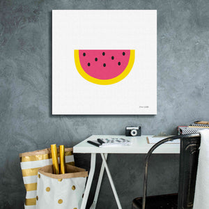 'Watermelon' by Ann Kelle Designs, Canvas Wall Art,26 x 26