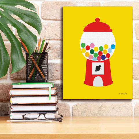 Image of 'Gumball Machine' by Ann Kelle Designs, Canvas Wall Art,12 x 16