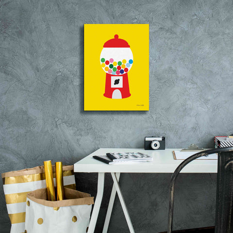 Image of 'Gumball Machine' by Ann Kelle Designs, Canvas Wall Art,12 x 16