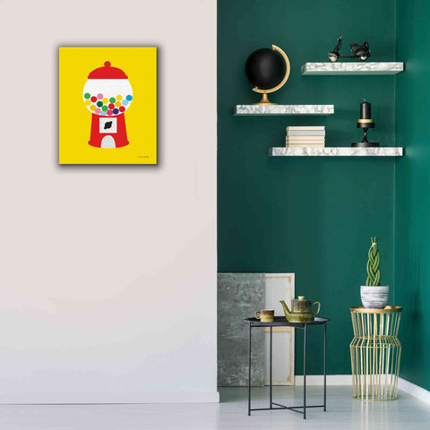 Image of 'Gumball Machine' by Ann Kelle Designs, Canvas Wall Art,20 x 24