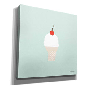 'Ice Cream Cone II' by Ann Kelle Designs, Canvas Wall Art,12x12x1.1x0,18x18x1.1x0,26x26x1.74x0,37x37x1.74x0