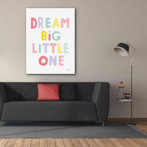 Image of 'Dream Big Little One' by Ann Kelle Designs, Canvas Wall Art,40 x 54
