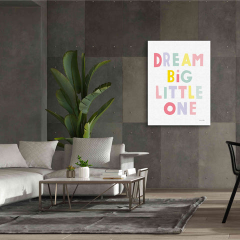 Image of 'Dream Big Little One' by Ann Kelle Designs, Canvas Wall Art,40 x 54