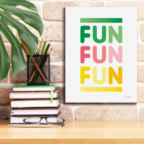 Image of 'Fun' by Ann Kelle Designs, Canvas Wall Art,12 x 16
