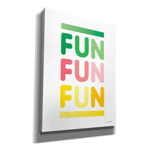 'Fun' by Ann Kelle Designs, Canvas Wall Art,12x16x1.1x0,20x24x1.1x0,26x30x1.74x0,40x54x1.74x0
